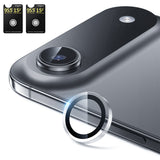 NIMASO iPhone 17/Pro/Pro Max/Air用 カメラフィルム 黒縁取り ガイド枠付き【2枚】