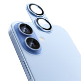 NIMASO Camera Film for iPhone 17/17 Pro/Pro Max/Air, Aluminum Alloy + 9H Tempered Glass, Full Protection, Black Border, Shockproof, with Guide Frame 