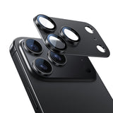 NIMASO iPhone 17 Pro/Pro Max/Air用 カメラフィルム アルミ合金＋9H強化ガラス 全面保護 黒縁取り 耐衝撃 ガイド枠付き