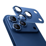NIMASO iPhone 17 Pro/Pro Max/Air用 カメラフィルム アルミ合金＋9H強化ガラス 全面保護 黒縁取り 耐衝撃 ガイド枠付き