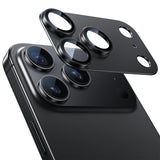 NIMASO iPhone 17 Pro/Pro Max/Air用 カメラフィルム アルミ合金＋9H強化ガラス 全面保護 黒縁取り 耐衝撃 ガイド枠付き