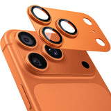 NIMASO Camera Film for iPhone 17/17 Pro/Pro Max/Air, Aluminum Alloy + 9H Tempered Glass, Full Protection, Black Border, Shockproof, with Guide Frame 