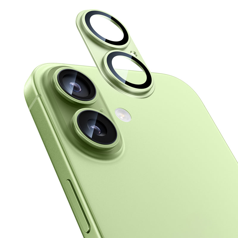 NIMASO Camera Film for iPhone 17/17 Pro/Pro Max/Air, Aluminum Alloy + 9H Tempered Glass, Full Protection, Black Border, Shockproof, with Guide Frame 