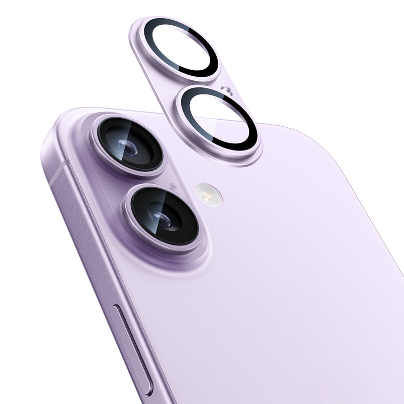 NIMASO Camera Film for iPhone 17/17 Pro/Pro Max/Air, Aluminum Alloy + 9H Tempered Glass, Full Protection, Black Border, Shockproof, with Guide Frame 