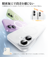 NIMASO iPhone 17/Pro/Pro Max/Air用 カメラフィルム 黒縁取り ガイド枠付き 1/2セット (1枚/4枚/6枚入り) 6色