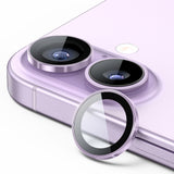 NIMASO iPhone 17/Pro/Pro Max/Air用 カメラフィルム 黒縁取り ガイド枠付き 1/2セット (1枚/4枚/6枚入り) 6色