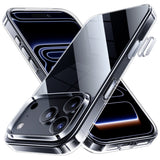 NIMASO iPhone 17/Pro/Pro Max/Air用 ケース クリア 黄変防止 耐衝撃 ストラップホール（氷星シリーズ）