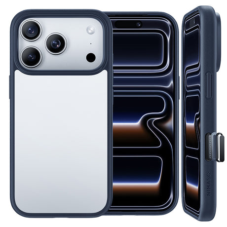 NIMASO iPhone17 Pro Max 用 クリア 耐衝撃 保護ケース