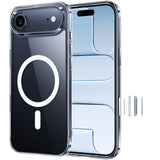 NIMASO iPhone 17/Pro/Pro Max/Air用ケース クリア MagSafe対応 黄変防止 指紋防止 耐衝撃（氷星シリーズ）