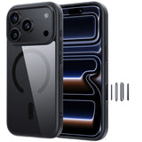 NIMASO iPhone 17/Pro/Pro Max/Air用ケース クリア MagSafe対応 黄変防止 指紋防止 耐衝撃（氷星シリーズ）