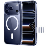 NIMASO iPhone 17/Pro/Pro Max/Air用ケース クリア MagSafe対応 黄変防止 指紋防止 耐衝撃（氷星シリーズ）