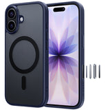 NIMASO iPhone 17/Pro/Pro Max/Air用ケース MagSafe対応 耐衝撃 ワイヤレス充電 カメラコントロールカバー（黒羽シリーズ）