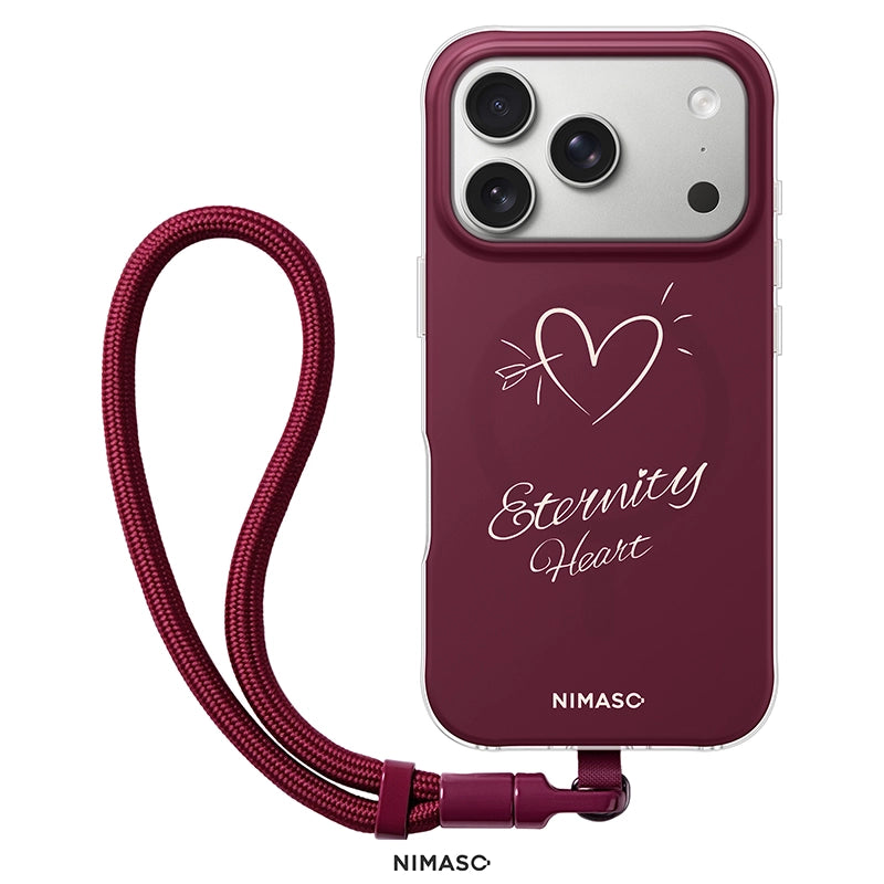 【NIMASO x Destinyシリーズ】 iPhone 17/17 Pro/17 Pro Max/iPhone 16/iPhone 16 Pro/iPhone 16 Pro Max用 ペアケース MagSafe対応 お揃いギフト 限定ストラップ付き