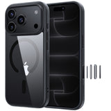 NIMASO Clear Case for iPhone 17/Pro/Pro Max/Air, Anti-Yellowing, Shockproof, with Strap Hole (Ice Star Series) 