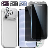 【究極の保護セット】iPhone 17/18 Pro 対応 ガラスフィルム ＋ カメラ保護フィルム クリア / アンチグレア / 覗き見防止 アルミ合金