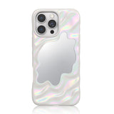 NIMASO iPhone 16 Pro/Pro Max用ミラー付きウェーブケース MagSafeアクセサリー対応