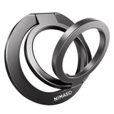 [2025 New Model] NIMASO Smartphone Ring, MagSafe Compatible, Smartphone Drop Prevention, 360-Degree Rotation, Ring Holder Compatible with All iPhone &amp; Android Models 