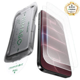 NIMASO 适用于 iPhone 17/Pro/Pro Max/Air 的防眩光钢化玻璃膜，带自动除尘引导框（2 片装） 