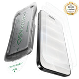 NIMASO 适用于 iPhone 17/Pro/Pro Max/Air 的防眩光钢化玻璃膜，带自动除尘引导框（2 片装） 