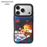 【コラボ】NIMASO x banishment x さんめん「秋に迷い込む女子高生と猫」iPhone 17/Pro/Pro Max/Air スマホケース MagSafe対応