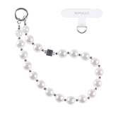 NIMASO スマホストラップ ピンクパール 1本